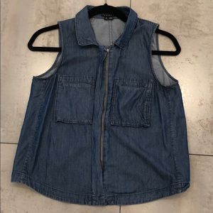Theory denim top